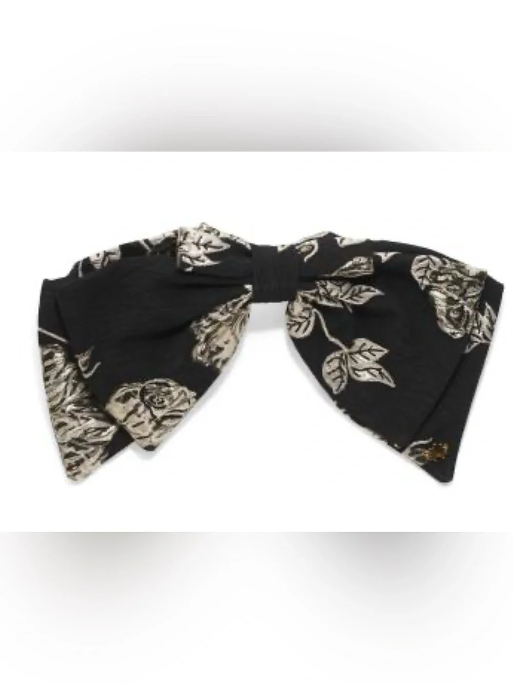 Lele Sadoughi Elizabeth Floral Jacquard Barrette - NWT